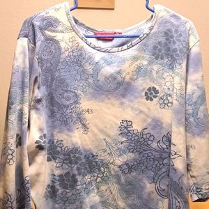 Gloria Vanderbilt long sleeve top